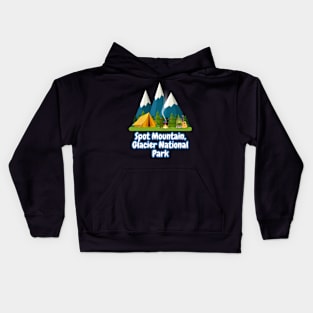 Spot Mountain, Glacier National Park Kids Hoodie